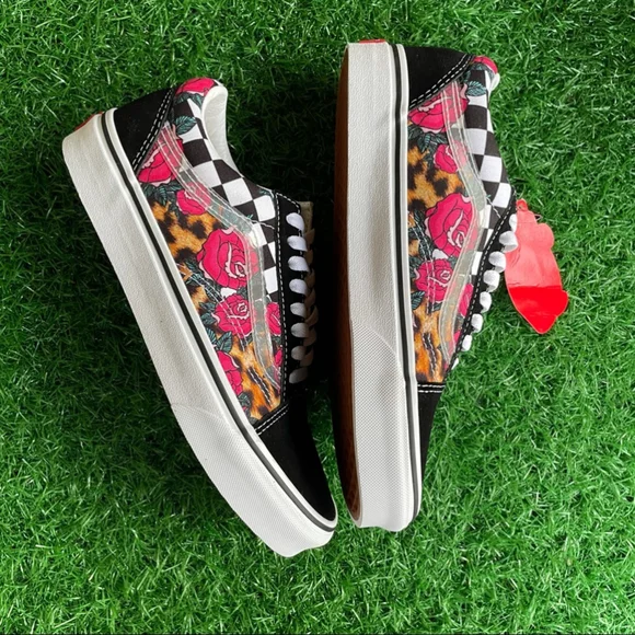 Vans Old Skool Rose Animal Checkerboard - Picture 4 of 7